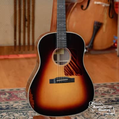 Eastman E22SS/V-SB Adirondack/Walnut "Antique Varnish Series" Antique Sunburst Slope Shoulder Dreadnought Acoustic Guitar #0274 image 5