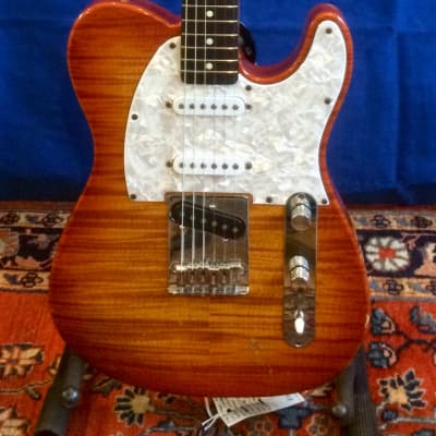 1996 Fender MIJ Sunburst FotoFlame Telecaster~50th Anniv~Player Grade Guitar w Gig Bag~Hamburglar image 1