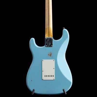 Fender Custom Shop 1955 Stratocaster Relic MN Daphne Blue image 6