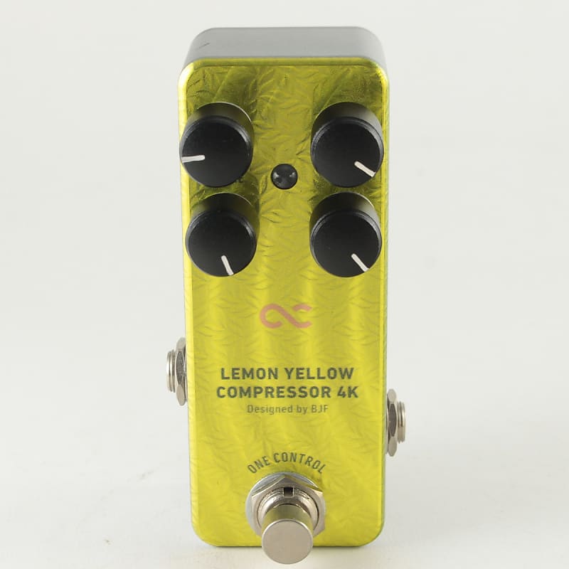 One Control Lemon Yellow Compressor | Reverb