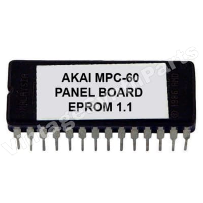 Akai MPC 60 Panel Board 379650J Eprom version 1.1 Firmware Rom Chip MPC60 Sample
