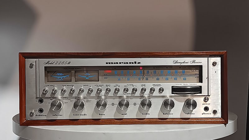 OUTSTANDING MARANTZ 2285B STEREO RECEIVER – FREE CHOOSE WOOD CASE COLOR – 1-YEAR WARRANTY  			