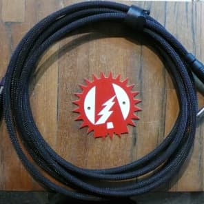 Alchemy Audio Whisper Guitar Instrument Cable Black 11 Foot 1/4" Straight Right image 1