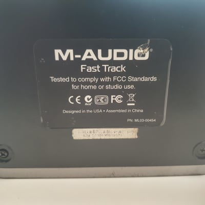 M-Audio Fast Track USB Audio Interface 2000s - Gray image 4