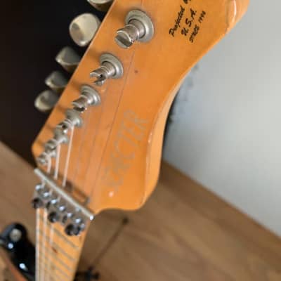 Schecter SD1 Japón projected USA 90's Sunburst | Reverb