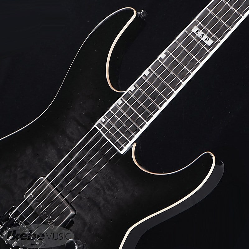 ESP E-II M-I THRU NT QM (See Thru Black Sunburst) -Made in Japan-