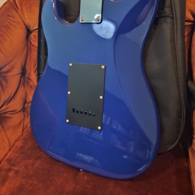 Indio Stratocaster Electric Guitar - Blue image 5