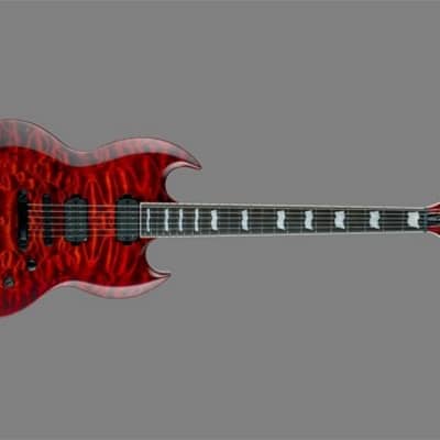 ESP LTD Viper-1000 Electric Guitar (Tiger Eye Sunburst) image 1