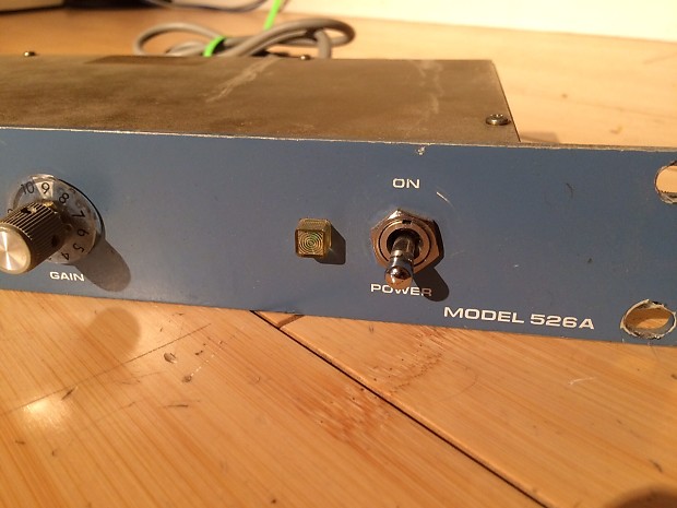 Orban 526 A, Dynamic Sibilance Controller De-esser, Preamp
