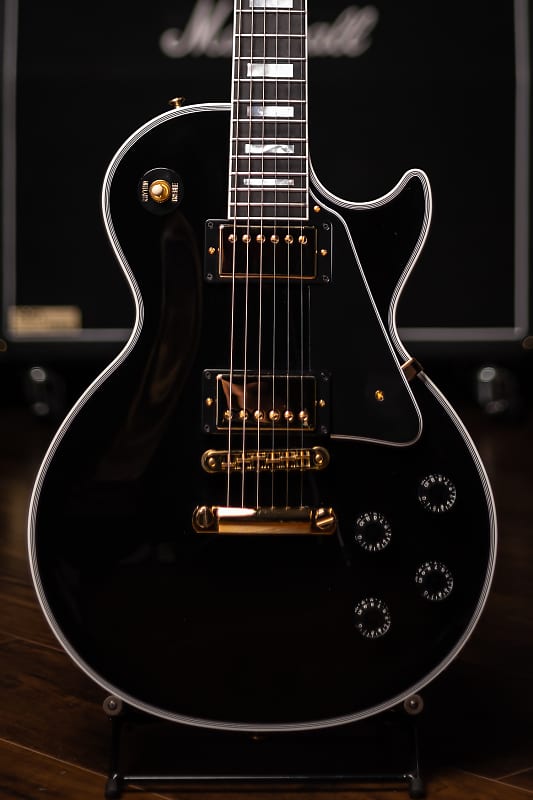 Gibson Les Paul Custom - Ebony | Reverb