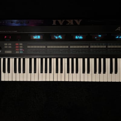 Akai AX80 Synthesizer 1980s - Black