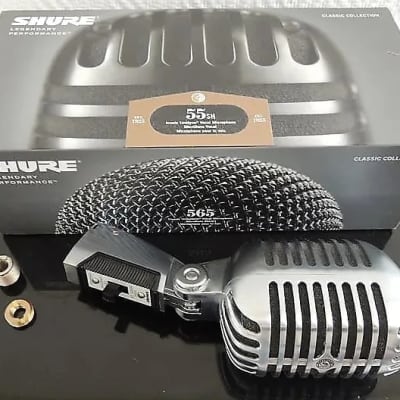 Shure 55SH Series II Cardioid Dynamic Vintage Style Vocal Microphone w/ Switch -open -ships FREE!