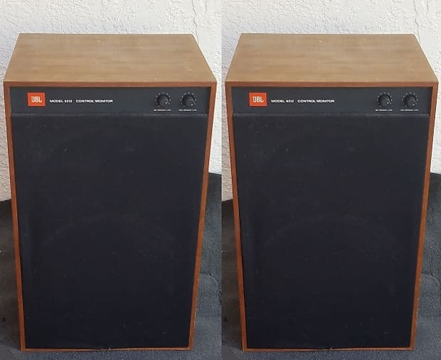 JBL 4312 STUDIO CONTROL MONITORS Speakers PAIR EXCELLENT! 1980's