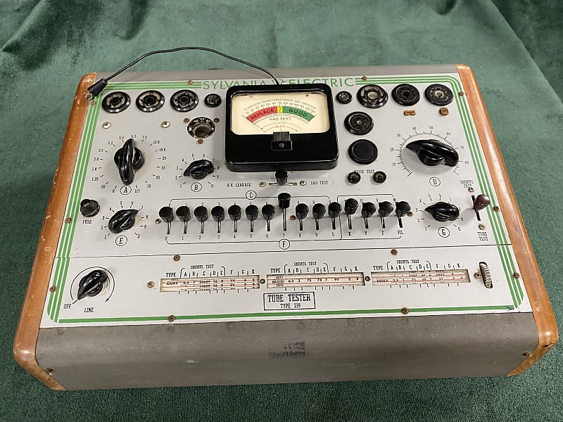 Sylvania Composite Transconductance and Emission Tube Tester Reverb