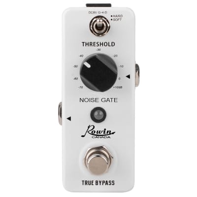 Rowin LEF-319 Noise Gate Guitar Effect Mini Pedal 2 Working Modes Soft and Hard with True Bypass image 1