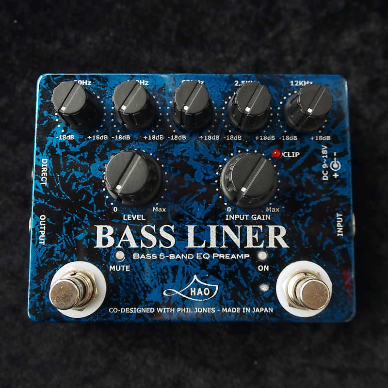 HAO: BASS LINER 5-BAND EQ PREAMP(Blue Storm)