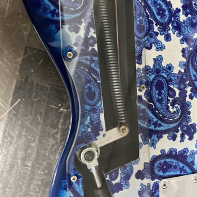 Forrest Double Neck Electric 12/6 with B bender 6/12 2000 Paisley Blue with case! image 9