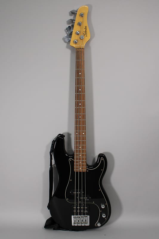 Schecter Diamond-P Custom 4-String Bass Gloss Black | Reverb