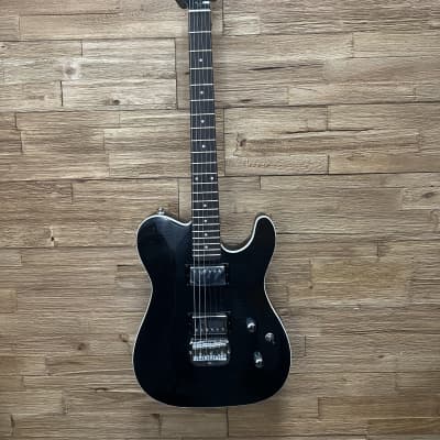 G&L Tribute Series ASAT Deluxe Carved Top Guitar * B- stock- Blem* w/Rosewood Fretboard - Trans Black image 3