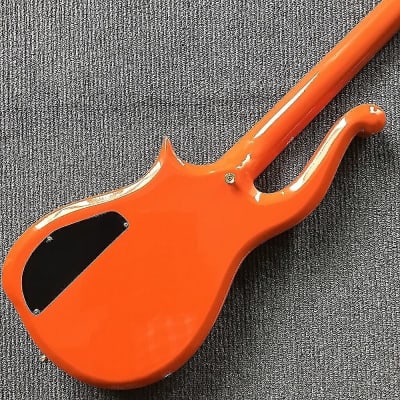 Orange Custom Prince Cloud Guitar, Solid Body, Maple Neck and Rosewood Fingerboard image 3