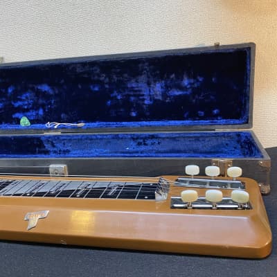 Rare Teisco TRH-1 lap slide, steel guitar with case-Sounds amazing! image 9