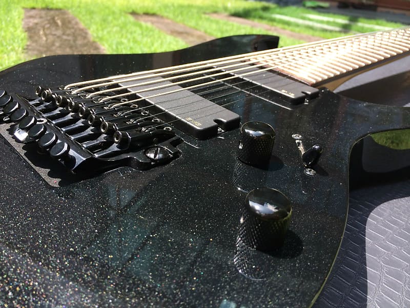 Ibanez Prestige RG2228 GK Galaxy Black - w/OHSC --- 8 String
