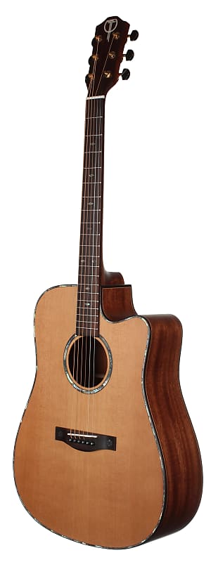 Teton STS205CENT 205 Series Dreadnought All Solid Mahogany Acoustic-Electric, Free Shipping image 1