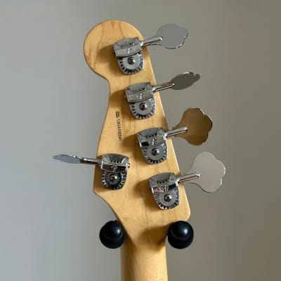 Fender American Standard Jazz Bass V Maple Fingerboard, Black image 12