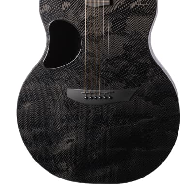 McPherson Sable Carbon Fiber Guitar with CAMO Top and Black Hardware image 9