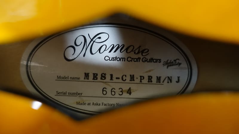 Very Rare!】 2016 Momose MES1CM-BP-PRM Ice Tea Burst MIJ ES