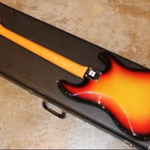 Left Handed Fender  Precision Bass 1965 Sunburst image 2