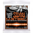 Ernie Ball M-Steel Hybrid Slinky Electric Guitar Strings 9-46