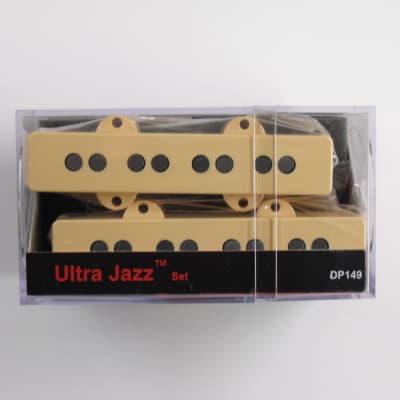 DiMarzio Ultra Jazz J Bass Pick-up Set Creme DP 149 for sale