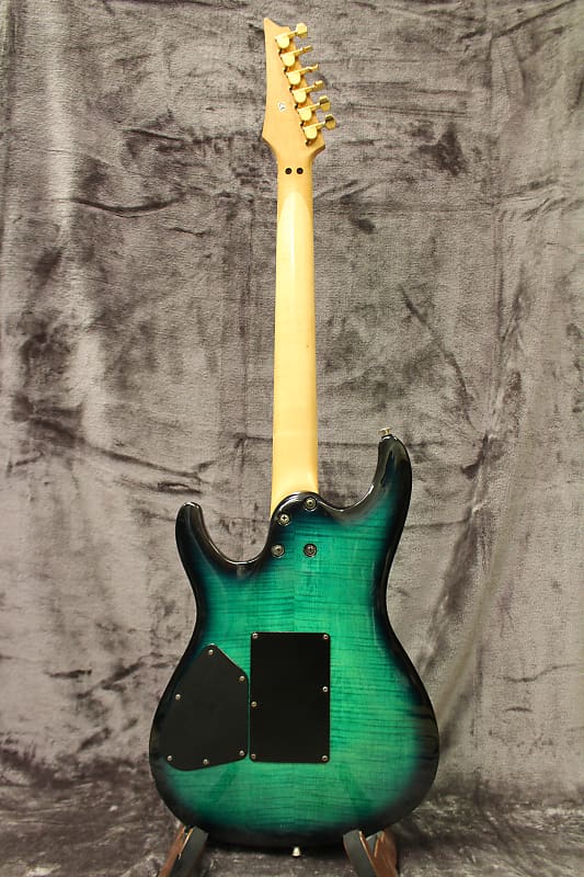 Ibanez S540 FM Custom 1996 Green Burst | Reverb