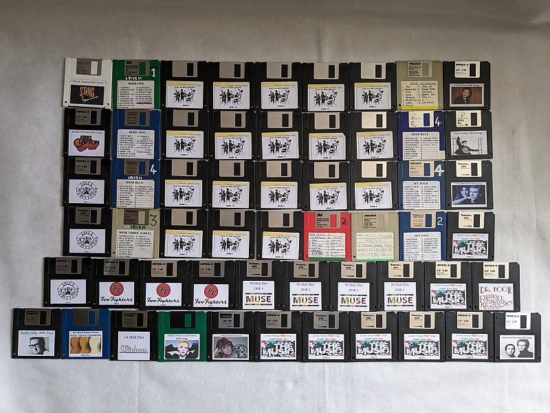 Retro Midi Songs Files Floppy Disk Collection Reverb Canada