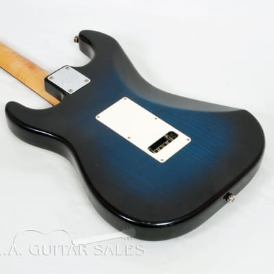 G&L Legacy USA Trans Blue Vintage 1998 With Case @ LA Guitar Sales image 4