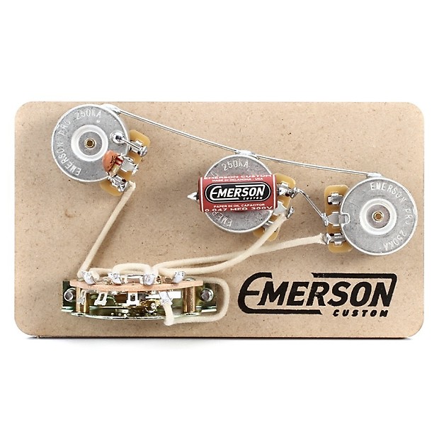 Emerson S5 5-Way 250K Prewired Stratocaster Kit image 1