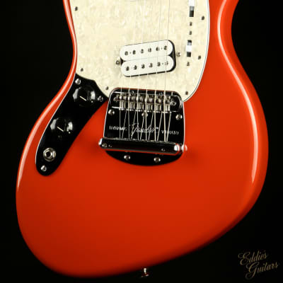 Fender - Kurt Cobain Jag-Stang - Left Handed - Fiesta Red - Lefty - Electric Guitar with Gig Bag - Lefthanded image 6