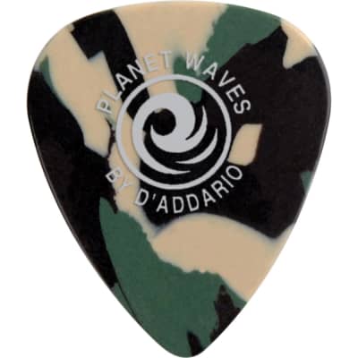 D'Addario Planet Waves Camouflage Celluloid Guitar Picks image 3