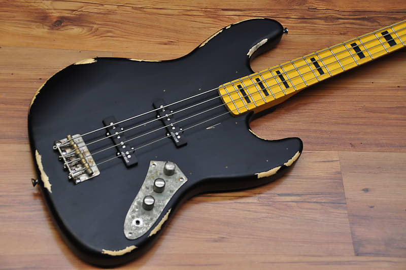 Vintage VJ74 Icon Bass - Distressed Black image 1