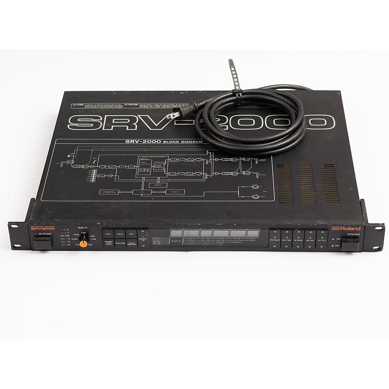 Roland SRV-2000 Digital Reverb Effect Rack Tested Working | eBay