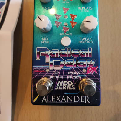 Reverb.com listing, price, conditions, and images for alexander-pedals-radical-delay-dx