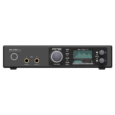 RME ADI-2 Pro FSR BE Reference AD/DA Converter with Extreme Power Headphone Amplifiers and Remote (Black Edition) image 1