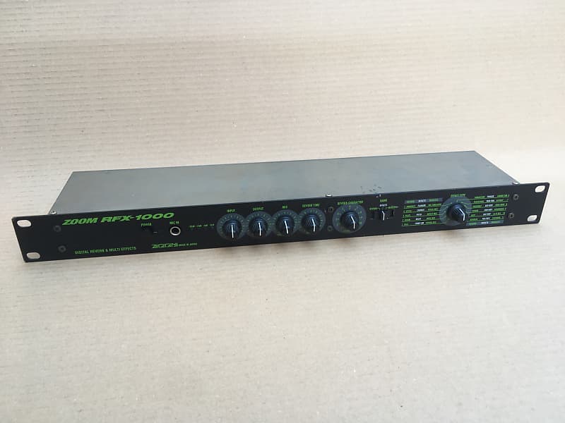 ZOOM RFX-1000 デジタルリバーブ マルチエフェクター Zoom RFX-1000 Digital Reverb and MultiFX Unit Rackmount w