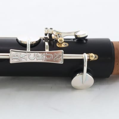 Backun Lumiere Custom Clarinet in A Grenadilla Gold Posts Silver Keys BRAND NEW image 21