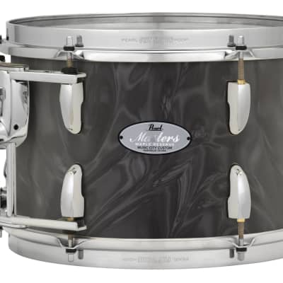 Pearl Music City Custom Masters Maple Reserve 24"x14" Bass Drum SHADOW GREY SATIN MOIRE MRV2414BX/C724 image 1