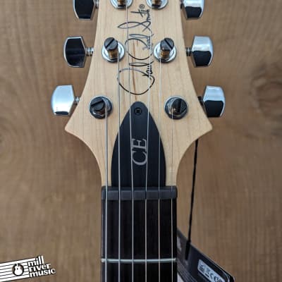 Paul Reed Smith PRS CE 24 Semi-Hollow Bolt-On Electric Guitar Faded Blue Smokeburst w/Bag image 5