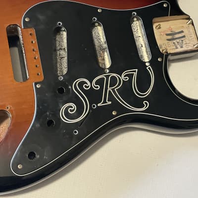 2013 Fender USA Stevie Ray Vaughan SRV Signature Stratocaster Guitar Body w/ Guard image 3