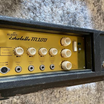 Klemt Echolette M100 rare 60s German vintage tube guitar amplifier w/ rare case/stand. See video! image 4