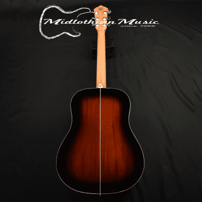Washburn WD7SATB-A - 6-String Acoustic Guitar - Tobacco Sunburst Gloss Finish image 5